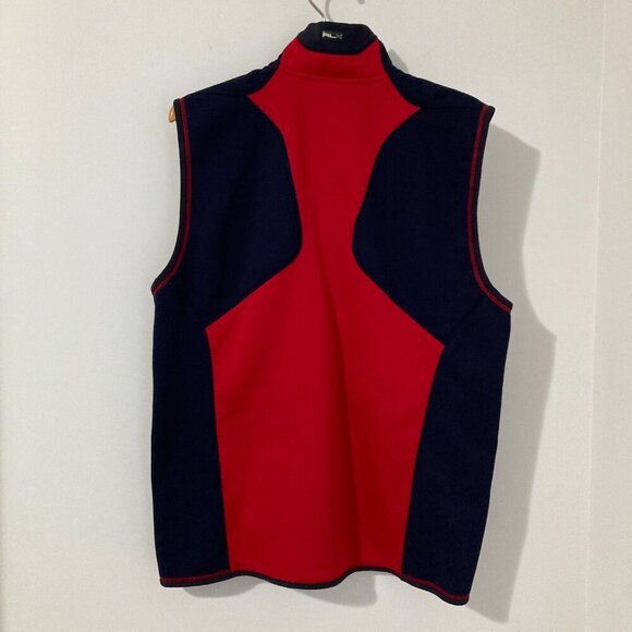 RLX Ralph Lauren Vest Mens XL Outdoors Red Blue Sports Zip Up Hike - Picture 10 of 14